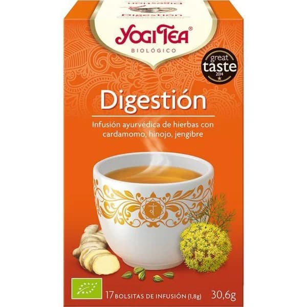 Té Digestión YOGI TEA, caja 30,6 g - 0.03 kg - Imagen del producto en Findit