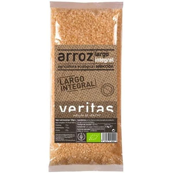 Arroz largo integral VERITAS, bolsa 1 kg - 1 kg - Imagen del producto en Findit