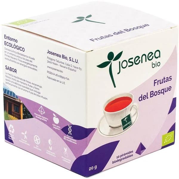Infusión de frutas del bosque JOSENEA, caja 20 g - 0.02 kg - Imagen del producto en Findit