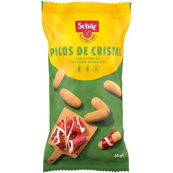 Picos de cristal sin gluten SCHAR, bolsa 60 g - 0.06 kg - Imagen del producto en Findit