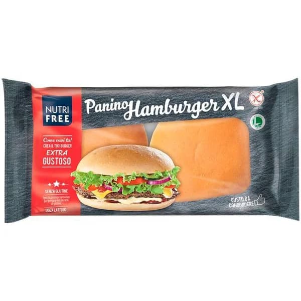 Pan de hamburguesa xl NUTRIFREE, paquete 200 g - 0.2 kg - Imagen del producto en Findit