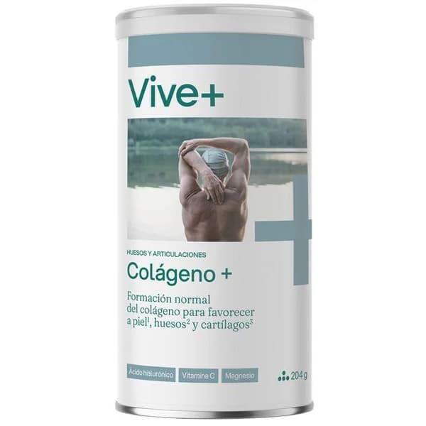 Colágeno-magnesio-ácido hialurónico VIVE+, lata 200 g - 0.2 kg - Imagen del producto en Findit