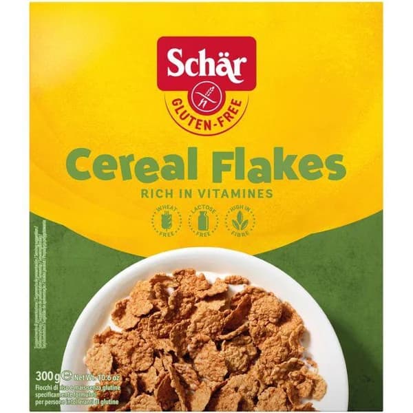 Cereales Corn Flakes sin gluten SCHAR, caja 300 g - 0.3 kg - Imagen del producto en Findit