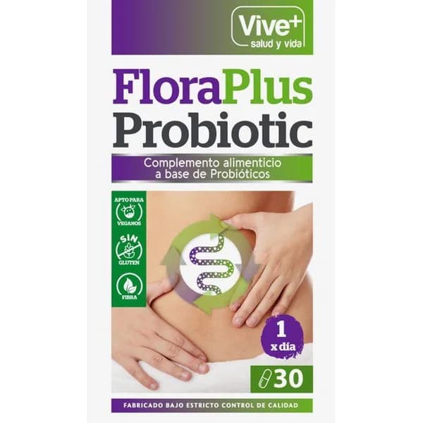 Floraplus probiotic VIVE+, caja 30  uds - 1 ud - Imagen del producto en Findit