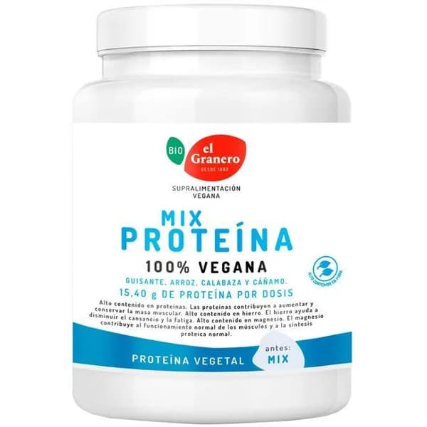 Mix proteínas bio EL GRANERO, bote 500 g - 1 ud - Imagen del producto en Findit