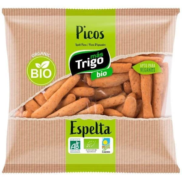 Cracker de espelta MÁS TRIGO, bolsa 150 g - 0.15 kg - Imagen del producto en Findit