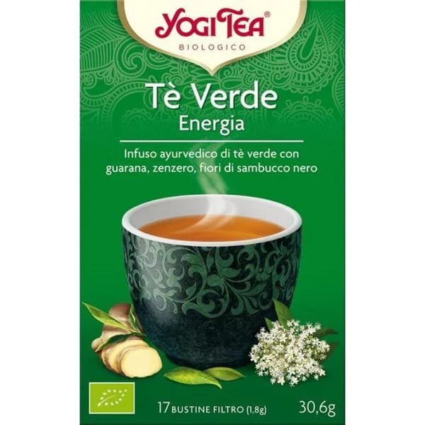 Té verde energía YOGI TEA, caja 30,6 g - 0.03 kg - Imagen del producto en Findit