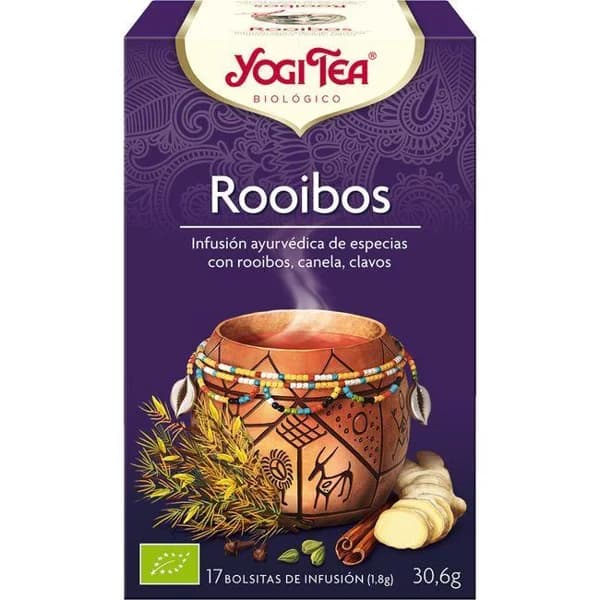 Té rooibos YOGI TEA, caja 30,6 g - 0.03 kg - Imagen del producto en Findit