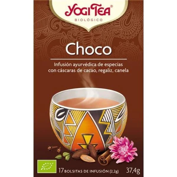 Té chocolate YOGI TEA, caja 37,4 g - 0.04 kg - Imagen del producto en Findit