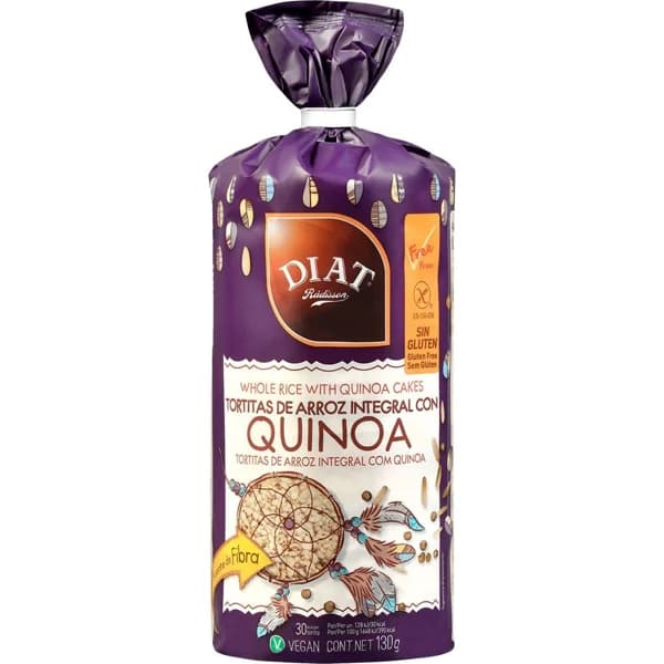 Tortita de arroz integral-quinoa D. RADISSON, paquete 130 g - 0.13 kg - Imagen del producto en Findit