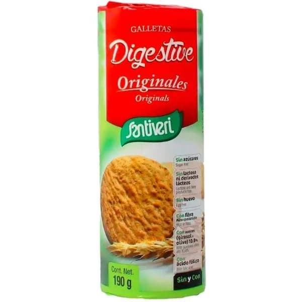 Galleta Digestive SANTIVERI, paquete 190 g - 0.19 kg - Imagen del producto en Findit