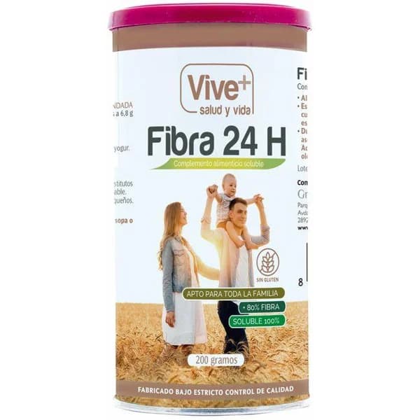 Fibra 24h VIVE+, lata 200 g - 0.2 kg - Imagen del producto en Findit
