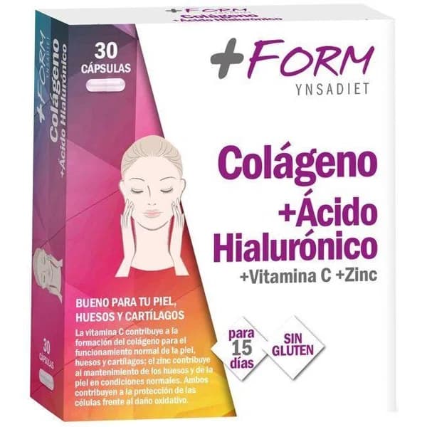 Colágeno + Ácido hialurónico B +FORM, caja 30 uds - 30 ud - Imagen del producto en Findit