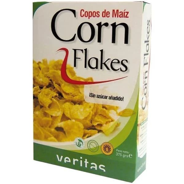 Corn Flakes VERITAS, caja 375 g - 0.38 kg - Imagen del producto en Findit
