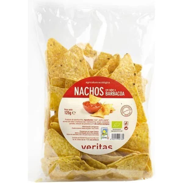 Nachos a la barbacoa VERITAS, bolsa 125 g - 0.13 kg - Imagen del producto en Findit