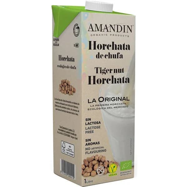 Horchata AMANDÍN, brik 1 litro - 1 ud - Imagen del producto en Findit