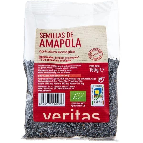Semillas de amapola VERITAS, bolsa 150 g - 0.15 kg - Imagen del producto en Findit