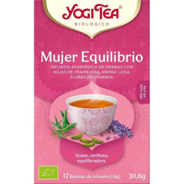 Té mujer equilibrio YOGI TEA, caja 30,6 g - 0.03 kg - Imagen del producto en Findit