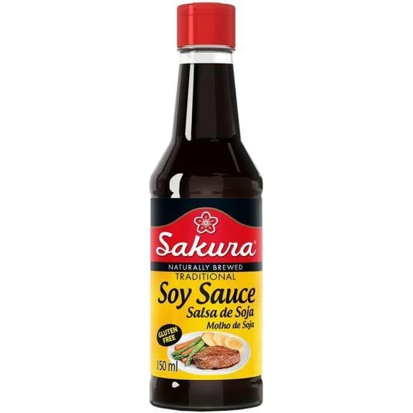 Salsa de soja SAKURA, frasco 150 ml - 0.15 l - Imagen del producto en Findit
