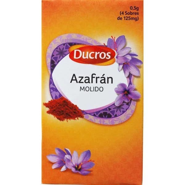 Azafrán molido DUCROS, caja 0,5 g - 0 kg - Imagen del producto en Findit