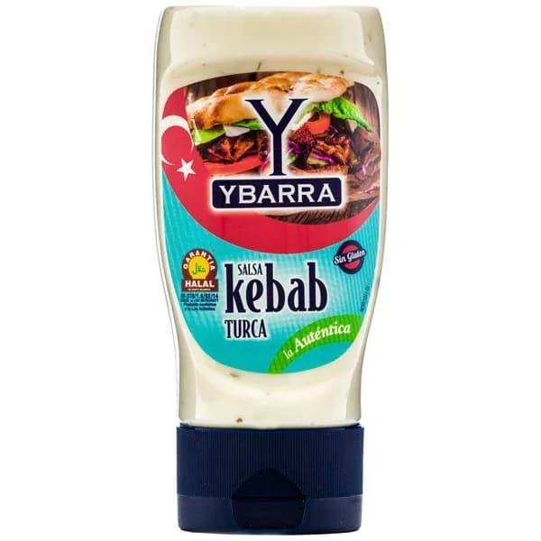 Salsa kebab YBARRA, bocabajo 250 ml - 0.25 l - Imagen del producto en Findit