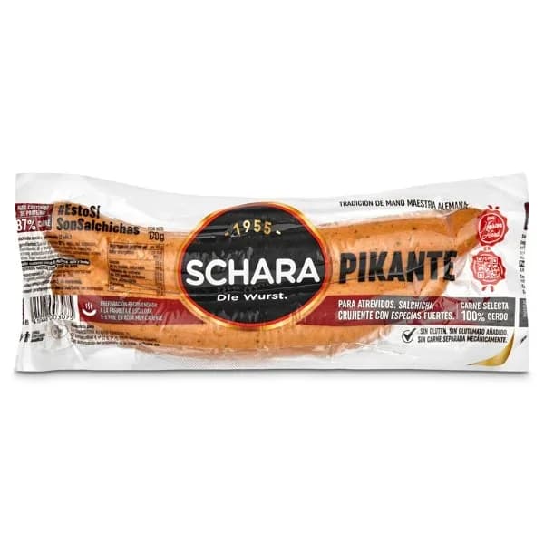 Salchichas picantes 2 unidades - 0.17 kg - Imagen del producto en Findit