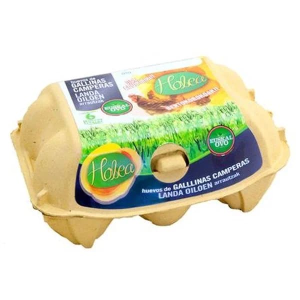 Huevo campero HOBEA, cartón 6 uds - 6 ud - Imagen del producto en Findit