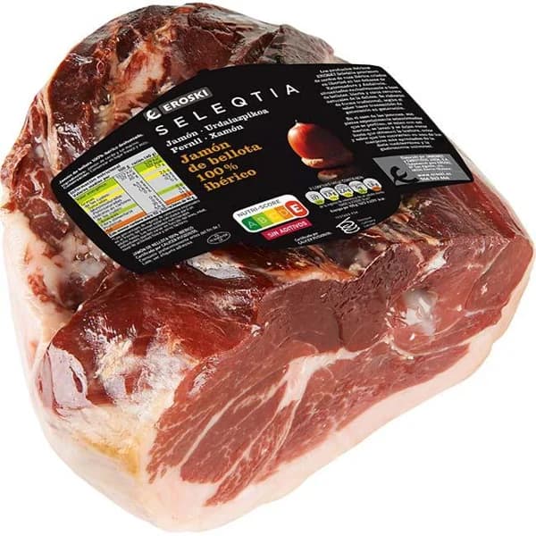 Jamón bellota 100% ibérico E. SELEQTIA, al corte, compra mínima 100 g - 0.1 kg - Imagen del producto en Findit