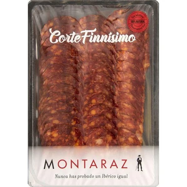 Chorizo ibérico finísimas MONTARAZ, sobre 80 g - 0.08 kg - Imagen del producto en Findit