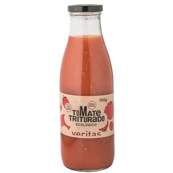 Tomate triturado eco VERITAS, frasco 750 g - 0.75 kg - Imagen del producto en Findit