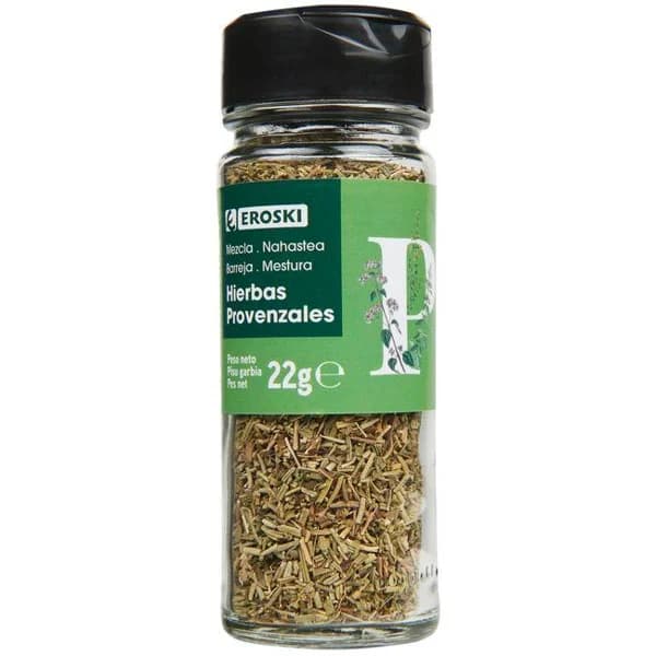 Hierba provenzal para sazonar EROSKI, frasco 22 g - 0.02 kg - Imagen del producto en Findit