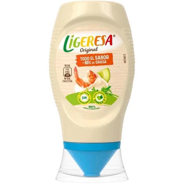 Salsa LIGERESA, bocabajo 250 ml - 0.25 l - Imagen del producto en Findit