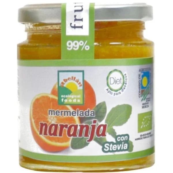 Mermelada de naranja con stevia ABELLAN, frasco 235 g - 1 ud - Imagen del producto en Findit