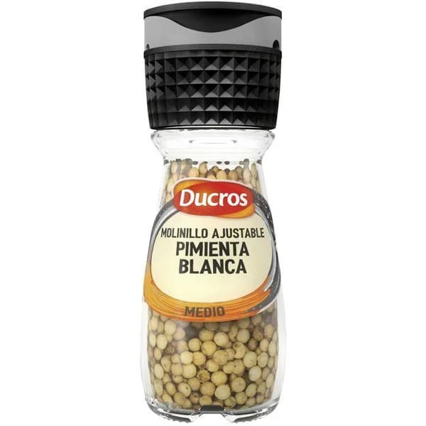 Pimienta blanca molinillo DUCROS, frasco 39 g - 0.04 kg - Imagen del producto en Findit