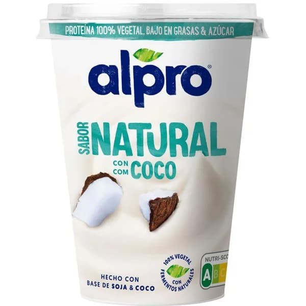 Preparado de soja y coco ALPRO, tarrina 400 g - 0.4 kg - Imagen del producto en Findit