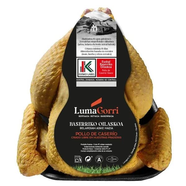 Pollo limpio EUSKO LABEL LUMAGORRI, bandeja aprox. 1.6 kg - 1.6 kg - Imagen del producto en Findit