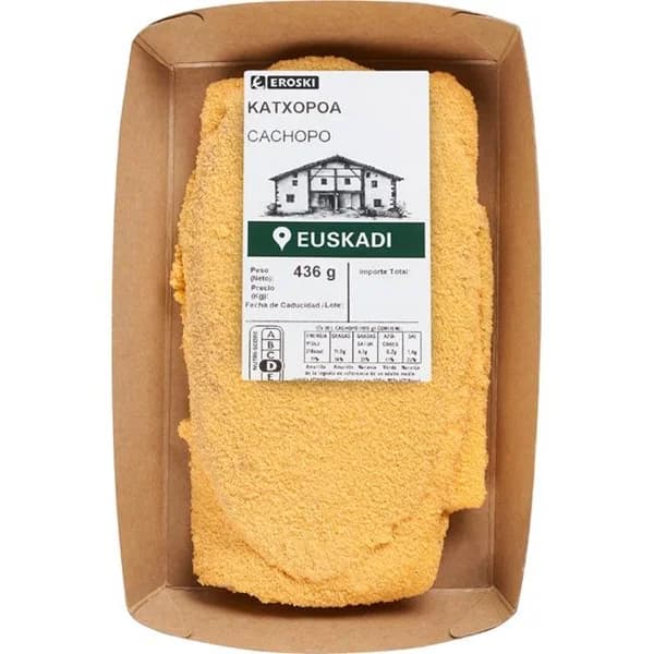 Cachopo EROSKI, bandeja aprox. 440 g - 0.44 kg - Imagen del producto en Findit