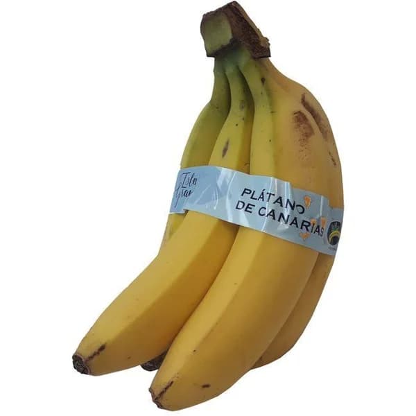 Plátano de Canarias IGP ISLA GRANDE, manojo aprox. 1 kg - 1 kg - Imagen del producto en Findit