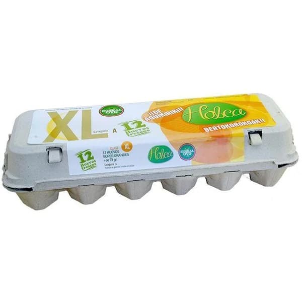 Huevo fresco XL HOBEA, cartón 12 uds - 12 ud - Imagen del producto en Findit