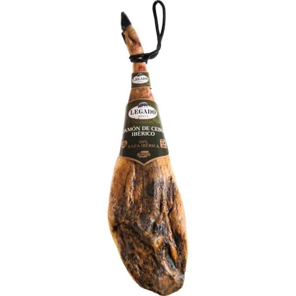 Jamón de cebo 50% raza ibérica LEGADO ELPOZO, pieza aprox. 8 kg - 8 kg - Imagen del producto en Findit