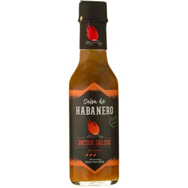 Salsa picante intenso chile habanero DR. SALSAS, frasco 150 ml - 0.15 l - Imagen del producto en Findit