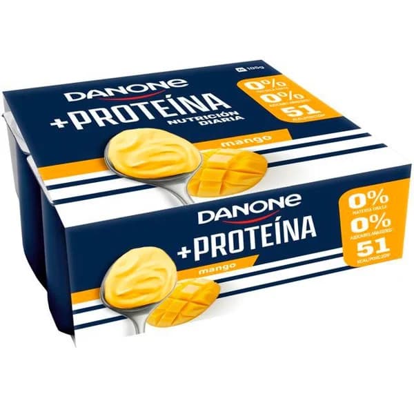 Yogur de mango + proteína DANONE, pack 4x105 g - 0.42 kg - Imagen del producto en Findit