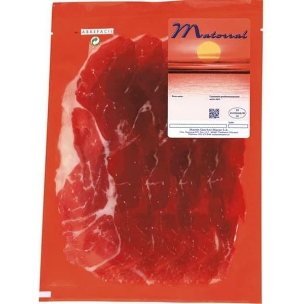 Jamón ibérico de cebo 50% raza iberica MATORRAL, sobre 125 g - 0.12 kg - Imagen del producto en Findit