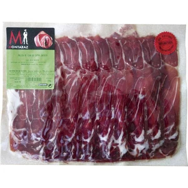 Paleta ibérica cebo de campo 50% raza ib. MONTARAZ, sobre 250 g - 0.25 kg - Imagen del producto en Findit