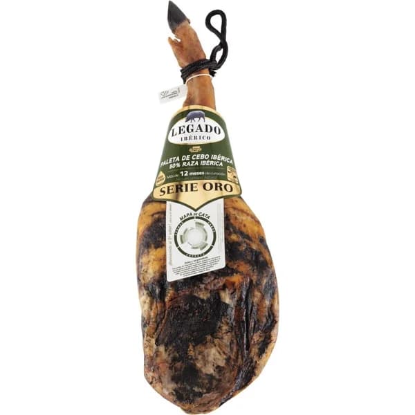 Paleta de cebo 50% raza ibérica LEGADO ELPOZO, pieza 5 kg - 5 kg - Imagen del producto en Findit