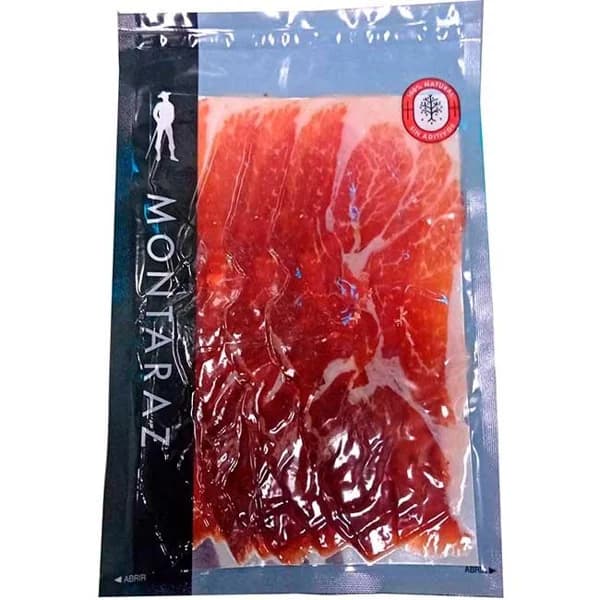 Jamón cebo de campo ibérico 50% r. ibérica MONTARAZ, sobre 80 g - 0.08 kg - Imagen del producto en Findit