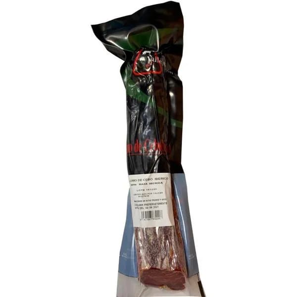 Lomo cebo 50% raza ibérica VALLE ALAGÓN, al corte, compra mínima 100 g - 0.1 kg - Imagen del producto en Findit