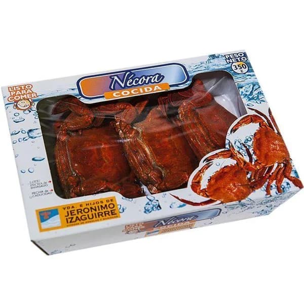 Nécora cocida IZAGUIRRE, bandeja 350 g - 0.35 kg - Imagen del producto en Findit