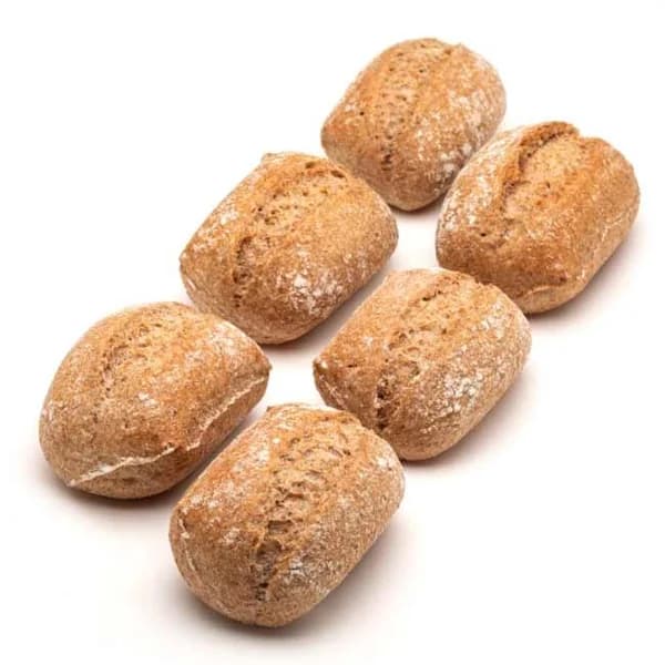 Panecillo 100% integral EROSKI, 10 uds, bolsa 550 g - 0.55 kg - Imagen del producto en Findit