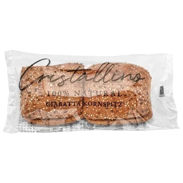 Ciabatta Kornspitz EROSKI, 2 uds, bandeja 196 g - 0.2 kg - Imagen del producto en Findit